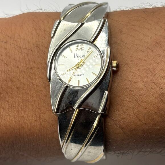 Silver Vivani Cuff Watch - Picture 2 of 4